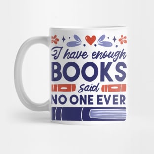 Funny Enough Books Quote Book Reviews Mug